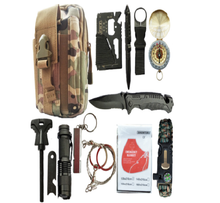 Load image into Gallery viewer, Travel outdoor SOS equipment adventure survival kits multifunctional outdoor survival first aid kit emergency supplies