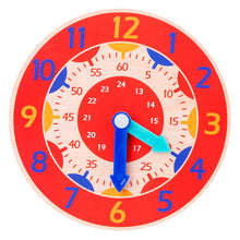 Load image into Gallery viewer, Montessori Wooden Clock Toy
