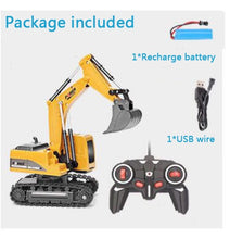Load image into Gallery viewer, 2.4Ghz 6 Channel 1:24 RC Excavator toy