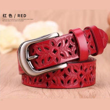 Load image into Gallery viewer, Genuine Layered Leather Belt for Women
