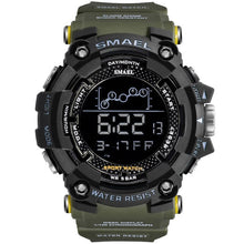 Load image into Gallery viewer, Mens Military Water resistant Digital Watch