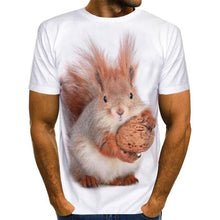Load image into Gallery viewer, Men's Squirrel T Shirt 3D Print