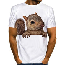 Load image into Gallery viewer, Men's Squirrel T Shirt 3D Print