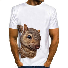 Load image into Gallery viewer, Men's Squirrel T Shirt 3D Print
