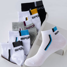 Load image into Gallery viewer, 5 Pairs /Pack Men Cotton Socks Breathable