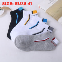 Load image into Gallery viewer, 5 Pairs /Pack Men Cotton Socks Breathable