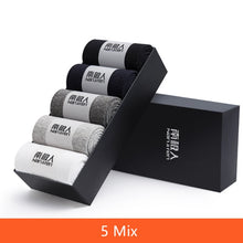 Load image into Gallery viewer, 5 Pairs /Pack Men Cotton Socks Breathable