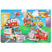 Load image into Gallery viewer, 30 Piece Wooden Toy Jigsaw Puzzle Wood Cartoon Animals