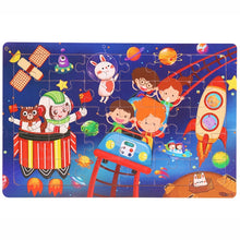 Load image into Gallery viewer, 30 Piece Wooden Toy Jigsaw Puzzle Wood Cartoon Animals
