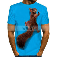 Load image into Gallery viewer, Men's Squirrel T Shirt 3D Print