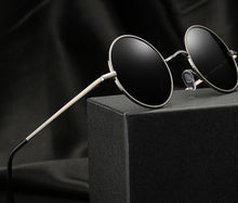 Load image into Gallery viewer, Mden's Retro Vintage Round Polarized Sunglasses