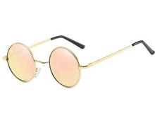Load image into Gallery viewer, Mden's Retro Vintage Round Polarized Sunglasses