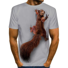 Load image into Gallery viewer, Men's Squirrel T Shirt 3D Print