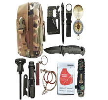 Load image into Gallery viewer, Travel outdoor SOS equipment adventure survival kits multifunctional outdoor survival first aid kit emergency supplies
