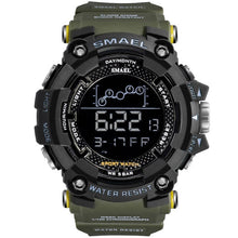 Load image into Gallery viewer, Mens Military Water resistant Digital Watch
