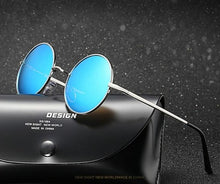Load image into Gallery viewer, Mden&#39;s Retro Vintage Round Polarized Sunglasses
