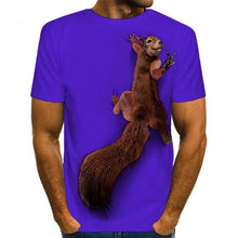 Load image into Gallery viewer, Men&#39;s Squirrel T Shirt 3D Print

